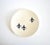 French Provincial Contemporary Handmade Fleur De Lys Plates- a Pair For Sale - Image 3 of 9