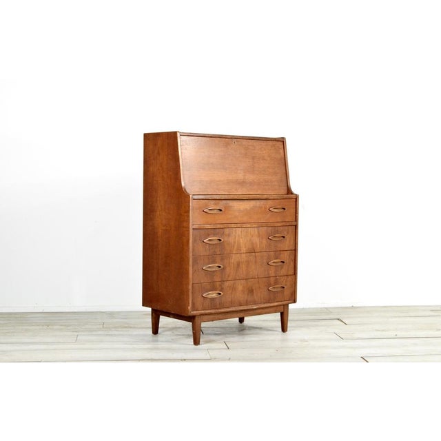 Mid-Century Modern Teak Secretaire from Jentique, 1960s For Sale - Image 9 of 9