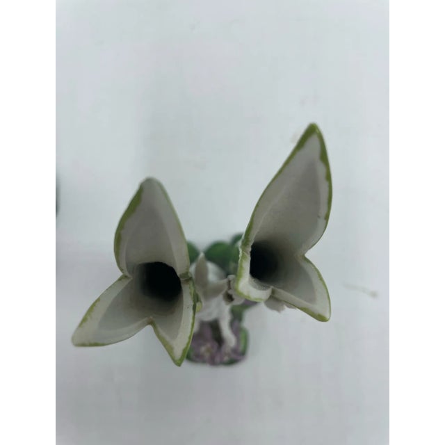 Mid 20th Century Majolica Style Hare Vases- A Pair For Sale - Image 10 of 12