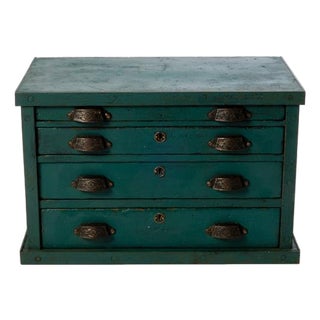 Antique 4 Drawer Tool Chest For Sale
