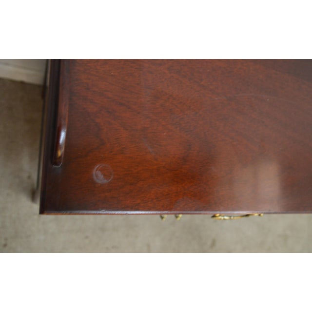 Baker Furniture Company Baker Mahogany Nightstands a Pair For Sale - Image 4 of 17