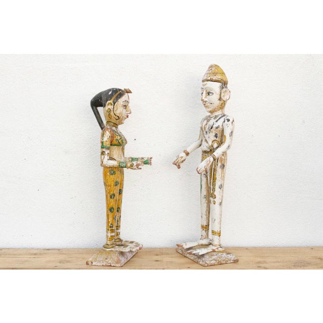 Divine Pair of Antique Indian Gangaur Figure For Sale - Image 4 of 12