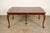 Wood Berkey & Gay Antique Chippendale Burled Walnut Monumental Extension Dining Table With Seven Leaves, Newly Refinished For Sale - Image 7 of 17