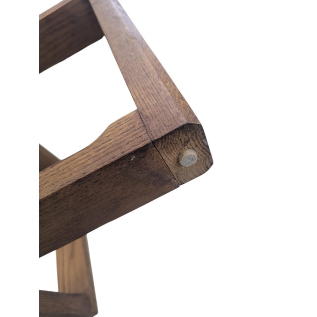 Mid Century Modern Oak Wood Coffee Table For Sale - Image 14 of 15