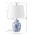 Safavieh Sandra Chinoiserie Table Lamp in White/Blue - a Pair For Sale - Image 4 of 4