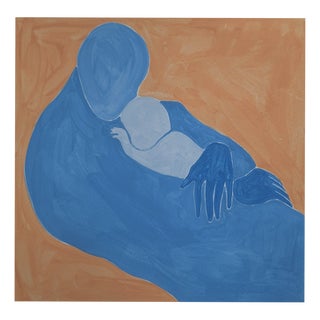 Waleria Matelska, Sleepy Child, 2026, Acrylic on Paper For Sale