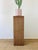 McGuire Vintage 1970s Woven Rattan / Reed Tall Art Pedestal For Sale - Image 4 of 12