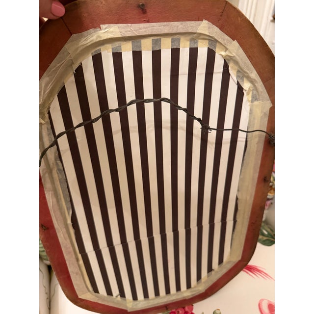 1950s Vintage Hand Made Shell Art, Framed For Sale - Image 5 of 8