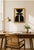 Original acrylic painting by Bryan Boomershine on canvas board featuring a bold modernist composition of organic black...