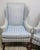 Hickory Chair Furniture Company Pair of Hickory Chair Chippendale Style Wingback Lounge Chairs For Sale - Image 4 of 7