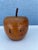 Mid 20th Century Mid 20th Century Carved Wood Apple Trinket Box Container For Sale - Image 5 of 7