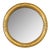 English 19th Century Round Gilt Convex Mirror For Sale