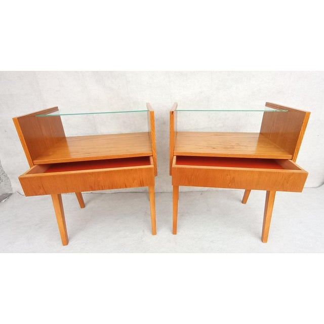 Beautiful, stylish retro bedside tables in original, authentic condition. They are very well preserved, with only minimal...