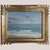This serene impressionist seascape, signed by an as-yet unidentified artist, captures the quiet majesty of sea and sky in...