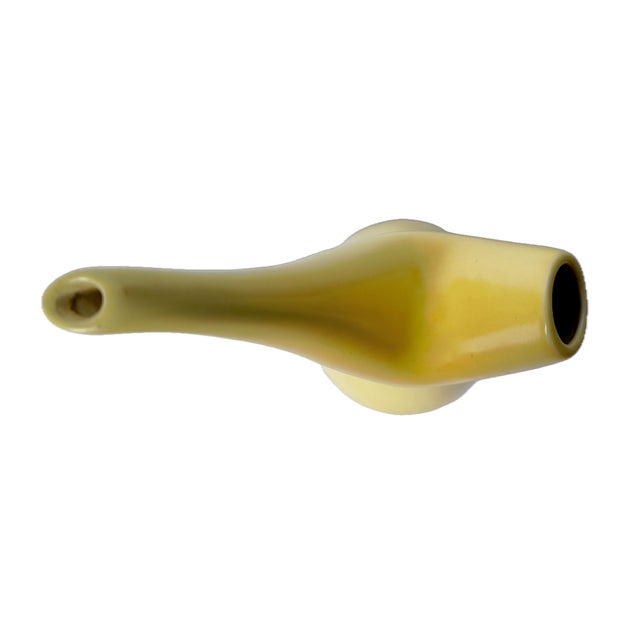 2000 - 2009 Mid-Century Modern Style "Daphne" Sculptural Ceramic Ewer/Pitcher For Sale - Image 5 of 8