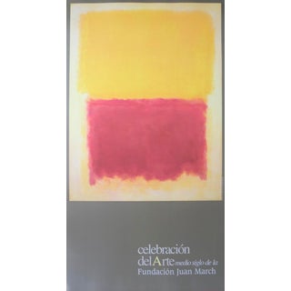 1997 Mark Rothko 'Beige, Yellow and Purple' Abstract Red,Yellow,Gray Spain Offset Lithograph For Sale