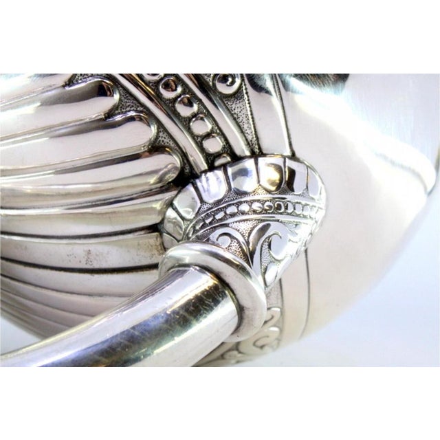 Fluted Silver Wine Jug For Sale - Image 3 of 8