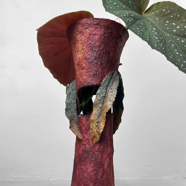 Vintage Sculptural Vase, 1970s For Sale - Image 12 of 16