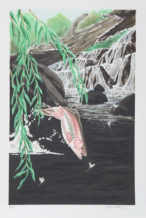 Allen Friedman, Rainbow Trout, Lithograph