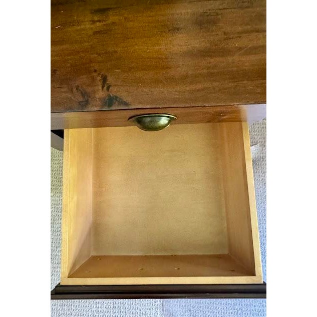 Brown Pottery Barn Walnut Bedford Executive Desk (Check My Other Listing for a Matching Desk, Sold Separately) For Sale - Image 8 of 13