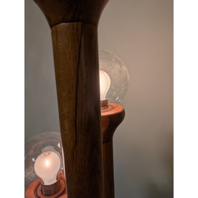 Wood Mid-Century Modern Cactus Lamp by Charles Gibilterra for Modeline of California For Sale - Image 7 of 13