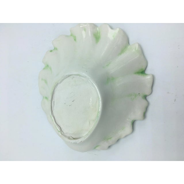 1960s Ceramic Shell Bowl For Sale - Image 4 of 8