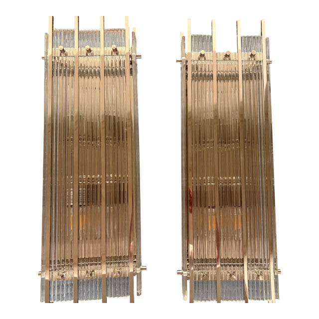 Restoration Hardware San Marco Rectangular Sconce in Polished Nickel Large For Sale