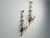 French Louis Xv, Bronze, Cut Crystal, Large Wall Sconces, France, 1930s For Sale - Image 4 of 12