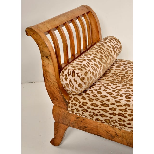 Wood Biedermeier Chaise Longue, Vienna, Austria C1830 For Sale - Image 7 of 8