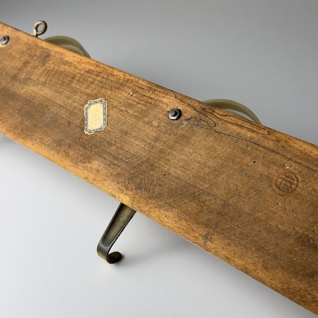 Vintage Art Deco Style Brass and Bakelite Hanger, Italy, 1950s For Sale - Image 15 of 18