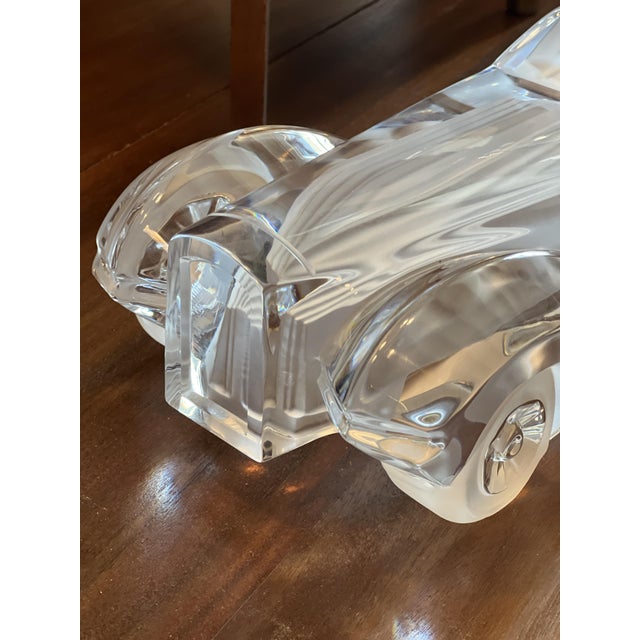 Crystal Grand Coupe Riviera Bugatti Car from Daum, France, 1980s For Sale - Image 6 of 8