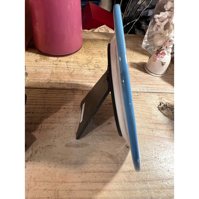 Vintage Pink Ceramic Photo Stand For Sale In West Palm - Image 6 of 6