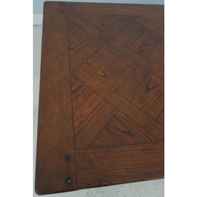 Jonathan Charles Large Chestnut Banquet Dining Table For Sale In Philadelphia - Image 6 of 12