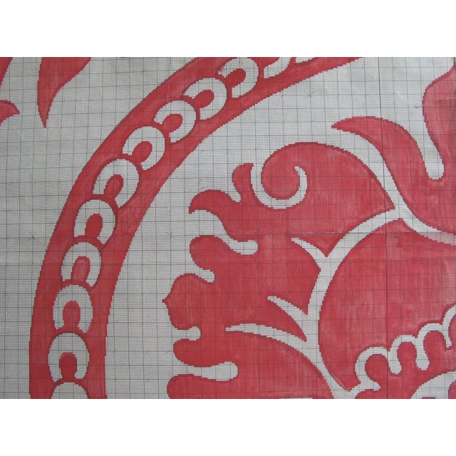 Antique French Textile Design For Sale - Image 4 of 8