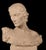S. Bonome, Art Deco Sculpture Bust of a Woman, Stoneware, in Flawless conditions. Designed 1920 to 1949 This piece has an...