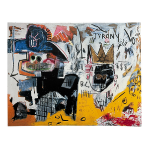 Jean Michel Basquiat (1960-1988), Untitled (Tyrany), 1982, Copyright Estate of Jean Michel Basquiat, Licensed by Artestar New York, Printed in the Uk