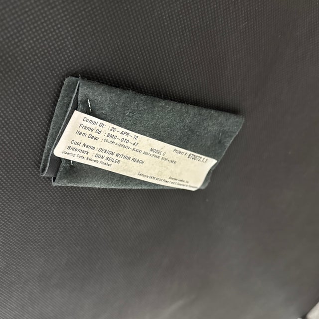 Ted Boerner for Design Within Reach Theatre Sofa + Ottoman Set For Sale - Image 12 of 12