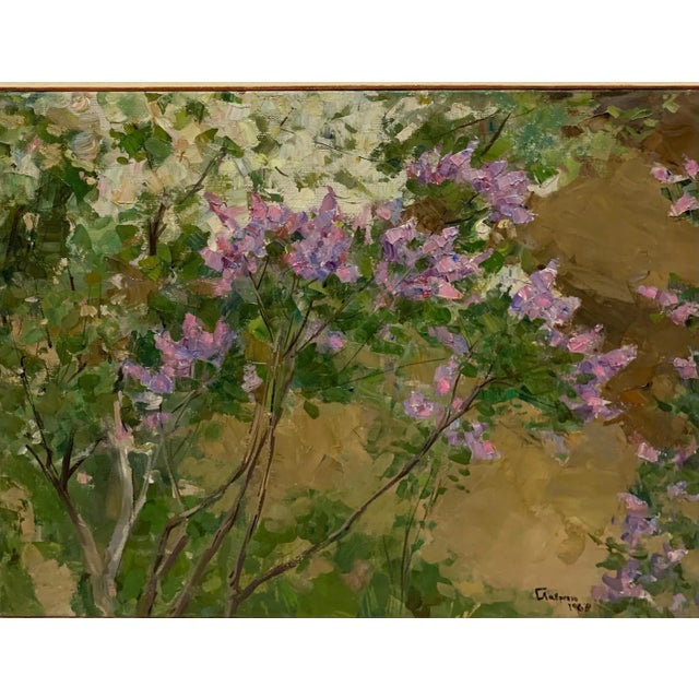 flowers, spring, green purple Boris Lavrenko (Rostov, 1920 – St. Petersburg, 2001) Works by Boris Lavrenko can be found in...