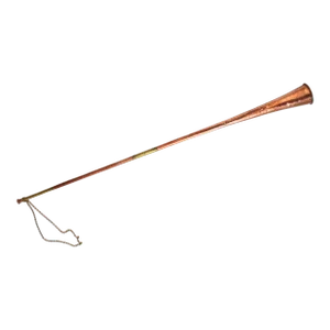 European Grand Scale Musical Trumpet, Brass/Copper 46"