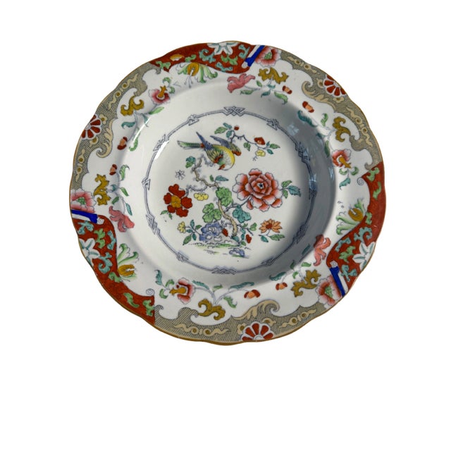 Vintage Ashworth Bros. Asb8 "Dieu Et Mon Droit" Rimmed Soup Bowls. Set of 12 For Sale - Image 17 of 17
