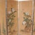 Late 19th C Japanese 6 Panel Screen Silver Flowers Seasons Folding Byobu For Sale - Image 4 of 12
