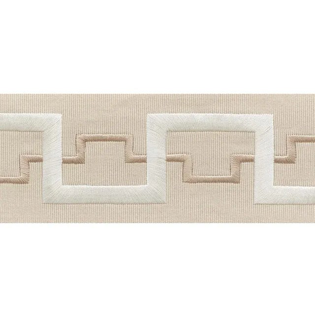 Modern Sample - Schumacher Turret Tape in Champagne For Sale - Image 3 of 3