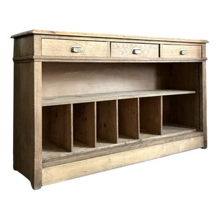 Former Shop Counter with Drawers and Lockers, 1920s For Sale