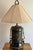 Vintage Anglo Indian brass lantern fitted into a modern lamp. Please see condition details noted. Lamp alone measures 12”W...