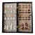 Hand-Carved Chinese Bone Export Travel Chess Set Early 20th Century For Sale