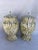 2020s Hand Painted Faux Boix Jars a Pair For Sale - Image 5 of 10