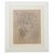 Framed Gio Ponti drawing Accompanied by Gio Ponti Archive certificate attached to verso.