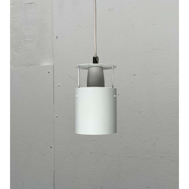 Metal Mid-Century Modern Danish Minimalist Fyrtønden Pendant Lamp by Asger Bay Christiansen for Lys, 1960s For Sale - Image 7 of 18