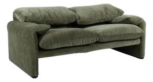 Mid-Century Modern Maralunga Sofa by Vico Magistretti for Cassina, 1970