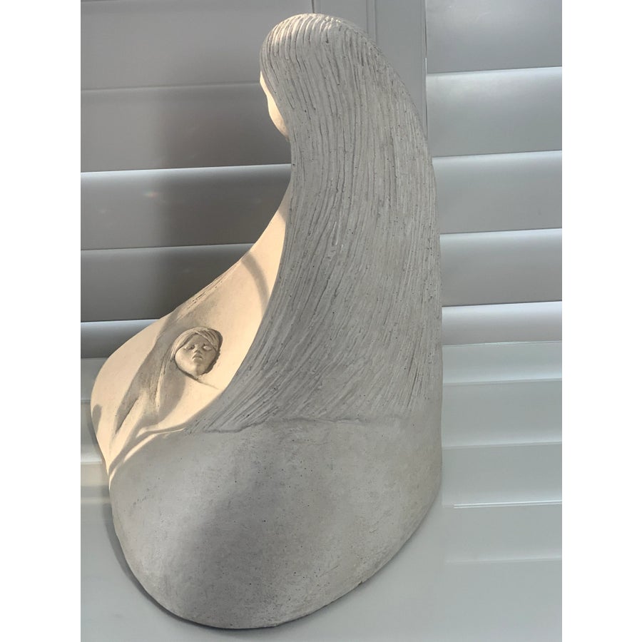 彫刻・オブジェ ozwart Dioscorea Elasmotherium Silver Austin Productions La Madre Sculpture – Acoma Series, Signed 1983